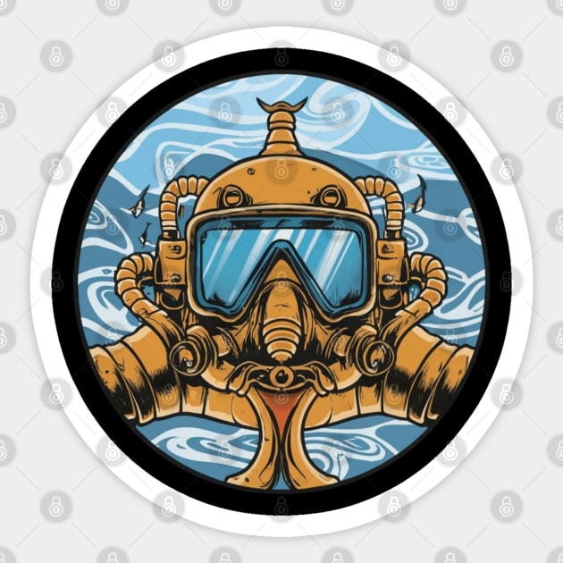 Aquatic Explorer's Odyssey,adventure,christimas Sticker by designe stor 